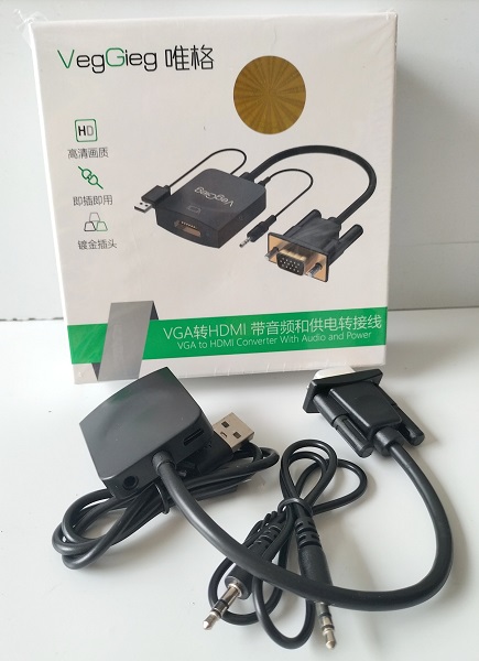 Cáp chuyển VGA to HDMI VegGieg VZ618